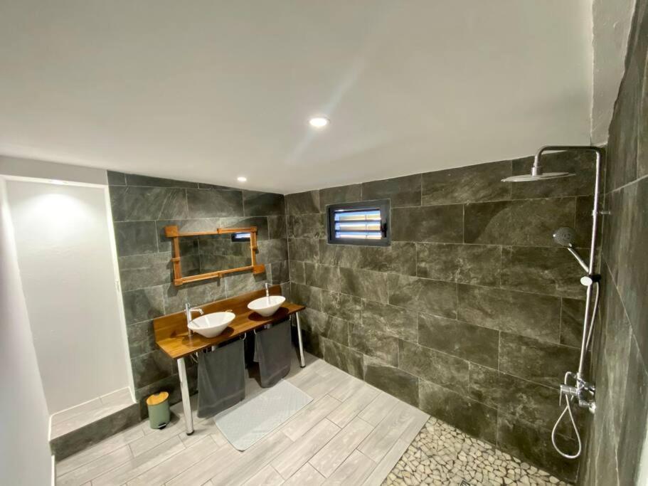 Villa Bois De Couleur Piscine Et Toit Terrasse Сен-Пиер Екстериор снимка