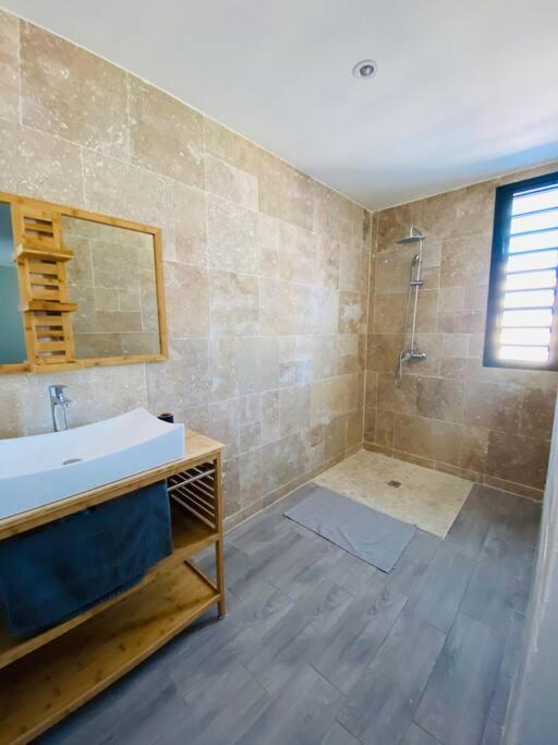 Villa Bois De Couleur Piscine Et Toit Terrasse Сен-Пиер Екстериор снимка